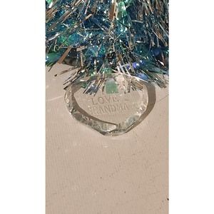 I love grandma vintage cut glass decor small Valentine's day heart love